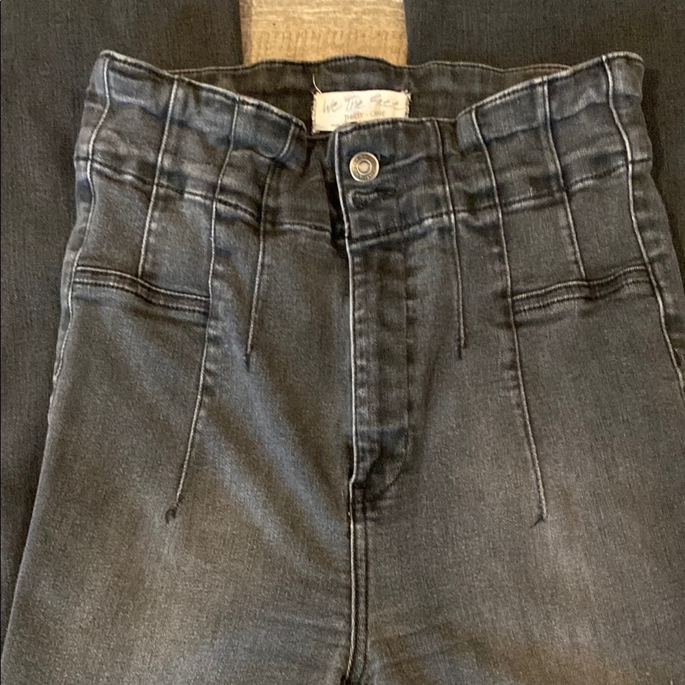 We The Free Jayde Flare Jeans Ridge Grey size 31 - Picture 4 of 9